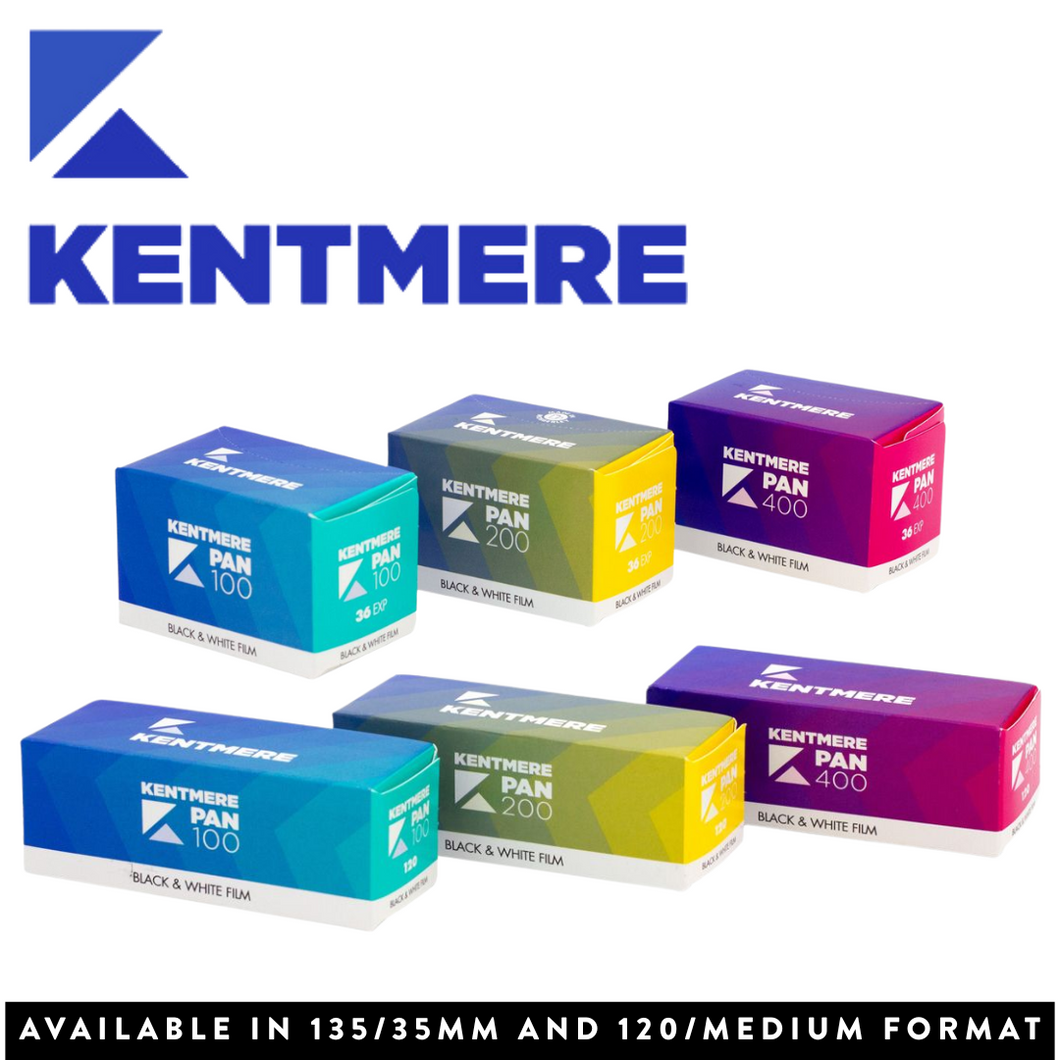 Kentmere B&W Film Bundle – ISO 100 / 200 / 400