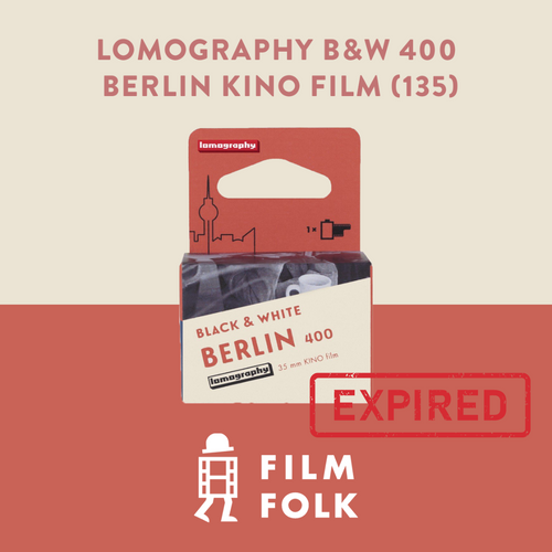 LOMOGRAPHY B&W 400 BERLIN KINO FILM (135) EXPIRED