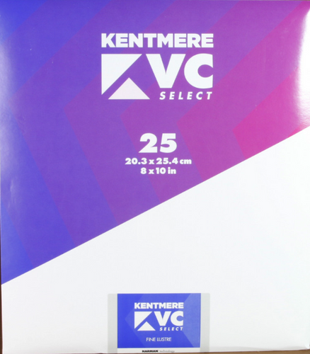 KENTMERE VC SELECT LUSTRE 8X10 25 SHEETS (20.3 x 25.4cm)