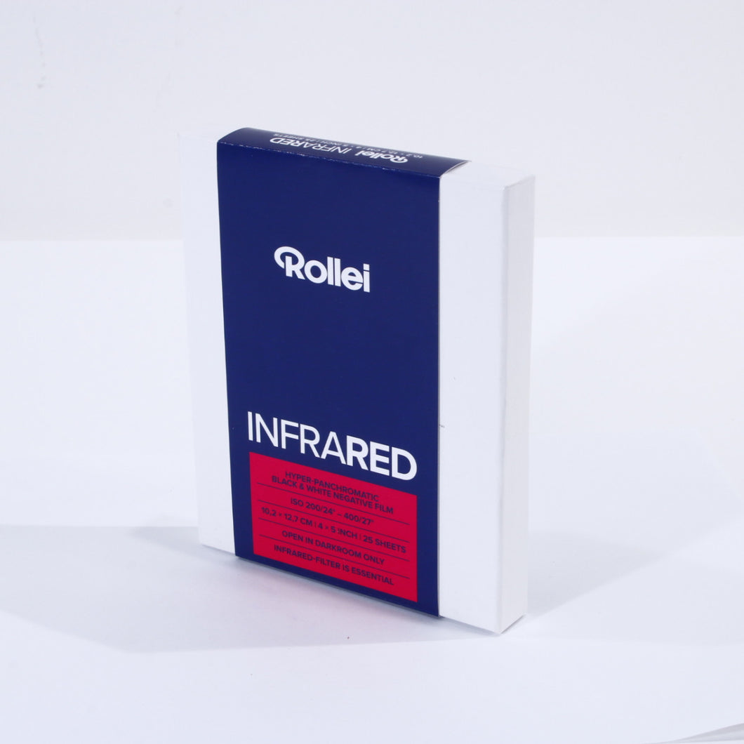 ROLLEI INFRARED (4X5 SHEET FILM) - 25 SHEETS