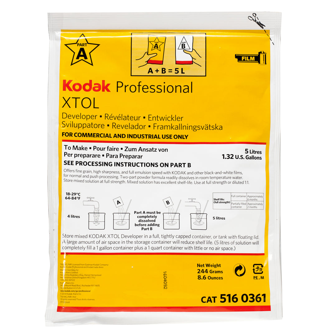KODAK PROFESSIONAL X-TOL POWDER DEVELOPER