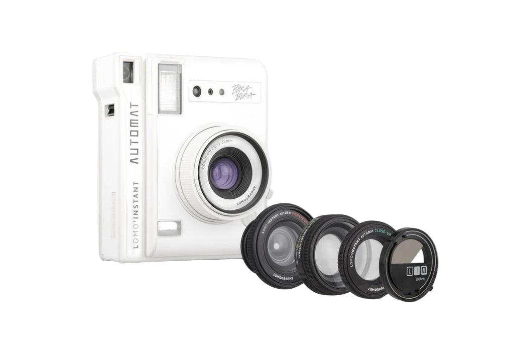 LOMO INSTANT AUTOMAT AND LENSES - WHITE