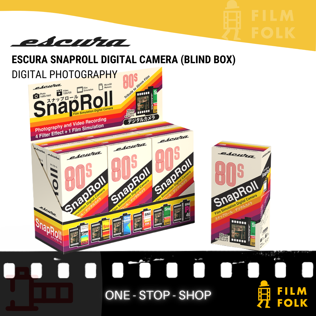 ESCURA SNAPROLL BLIND BOX - FILM SHAPED DIGITAL CAMERA - SINGLE (1PC ...