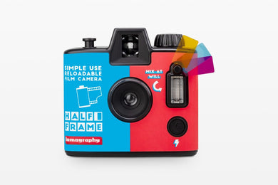 LOMOGRAPHY HALF FRAME SIMPLE USE RELOADABLE FILM CAMERA LOMOCHROME CLASSICOLOR 200 35MM ANALOG CAMERA