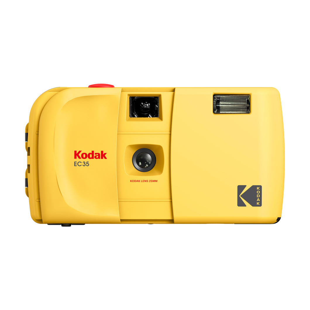 KODAK EC35 35mm Film Camera Butter Yellow