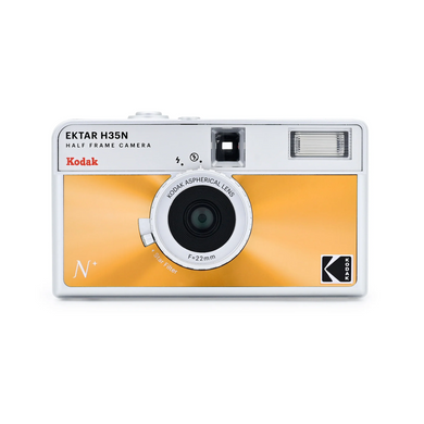 KODAK EKTAR H35 HALF FRAME FILM CAMERA (GLAZED ORANGE)