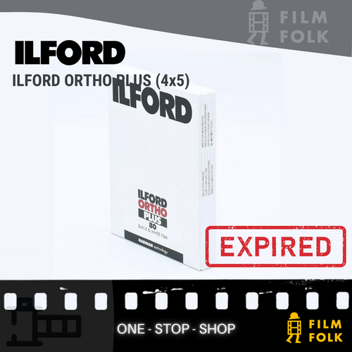 ILFORD ORTHO 25 4x5 SHEET FILM EXPIRED