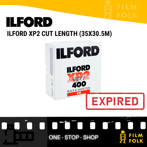 ILFORD XP2 CUT LENGTH (35X30.5M) EXPIRED
