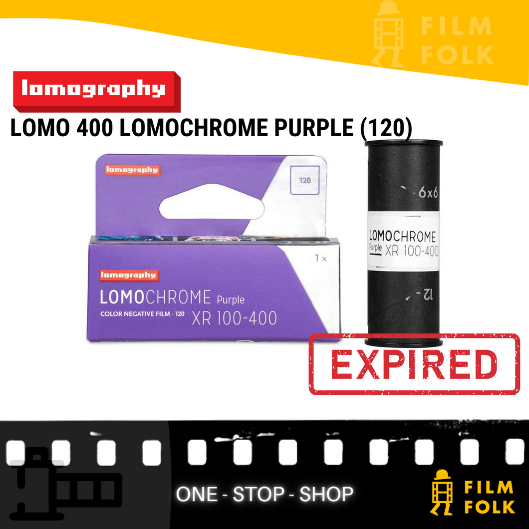 LOMO 400 LOMOCHROME PURPLE (120) EXPIRED