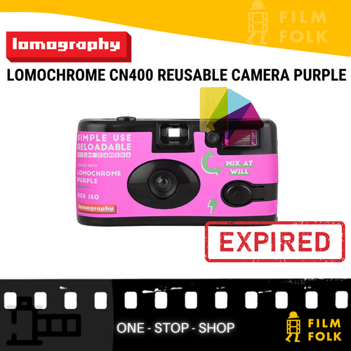 LOMOCHROME CN400 REUSABLE CAMERA PURPLE (EXPIRED)