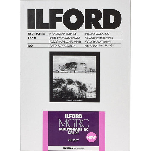 ILFORD MULTIGRADE IV RC DELUXE GLOSSY SHEET 5X7