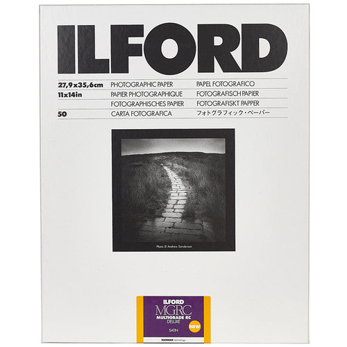 ILFORD MULTIGRADE IV RC DELUXE SATIN SHEET 11X14